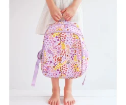 Mochilas Preescolar^A Little Lovely Company Mochila con Bolsillo Térmico Flower Garden
