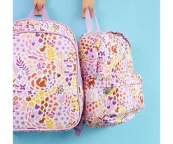 Mochilas Preescolar^A Little Lovely Company Mochila con Bolsillo Térmico Flower Garden