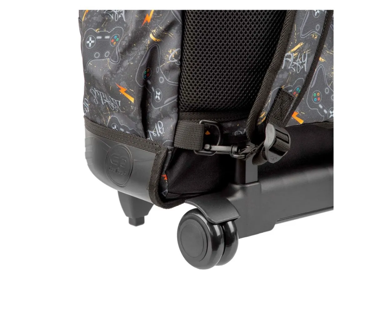Mochilas Escolares^Coolpack Mochila con Ruedas Buzzer Game Pad