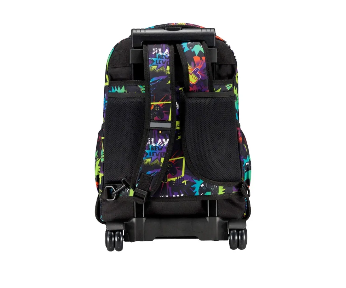 Mochilas Escolares^Coolpack Mochila con Ruedas Buzzer Neon Game