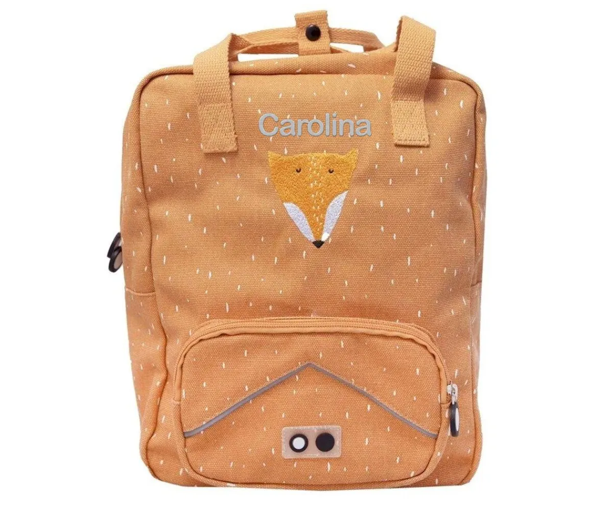 Mochilas Escolares^Trixie Mochila Escolar Grande Mr. Fox con Llavero Personalizado