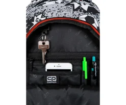 Mochilas Preescolar^Coolpack Mochila Escolar Jimmy Led Grey Ball