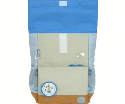 Mochilas Escolares^Lassig Mochila Escolar Mediana Rolltop Sunny Explorer Green / Blue