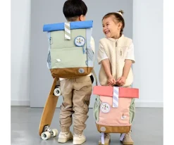 Mochilas Escolares^Lassig Mochila Escolar Mediana Rolltop Sunny Explorer Rose / Pink