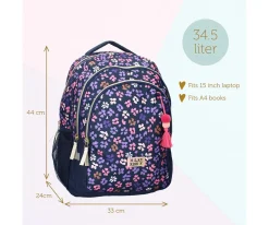 Mochilas Escolares^Kidzroom Mochila Escolar Milky Kiss Wildflower