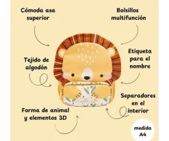 Mochilas Escolares^Sassi Mochila Grande Personalizable León