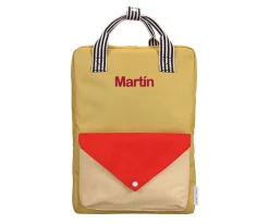 Mochilas Escolares^Sticky Lemon Mochila Grande Envelope Red Green