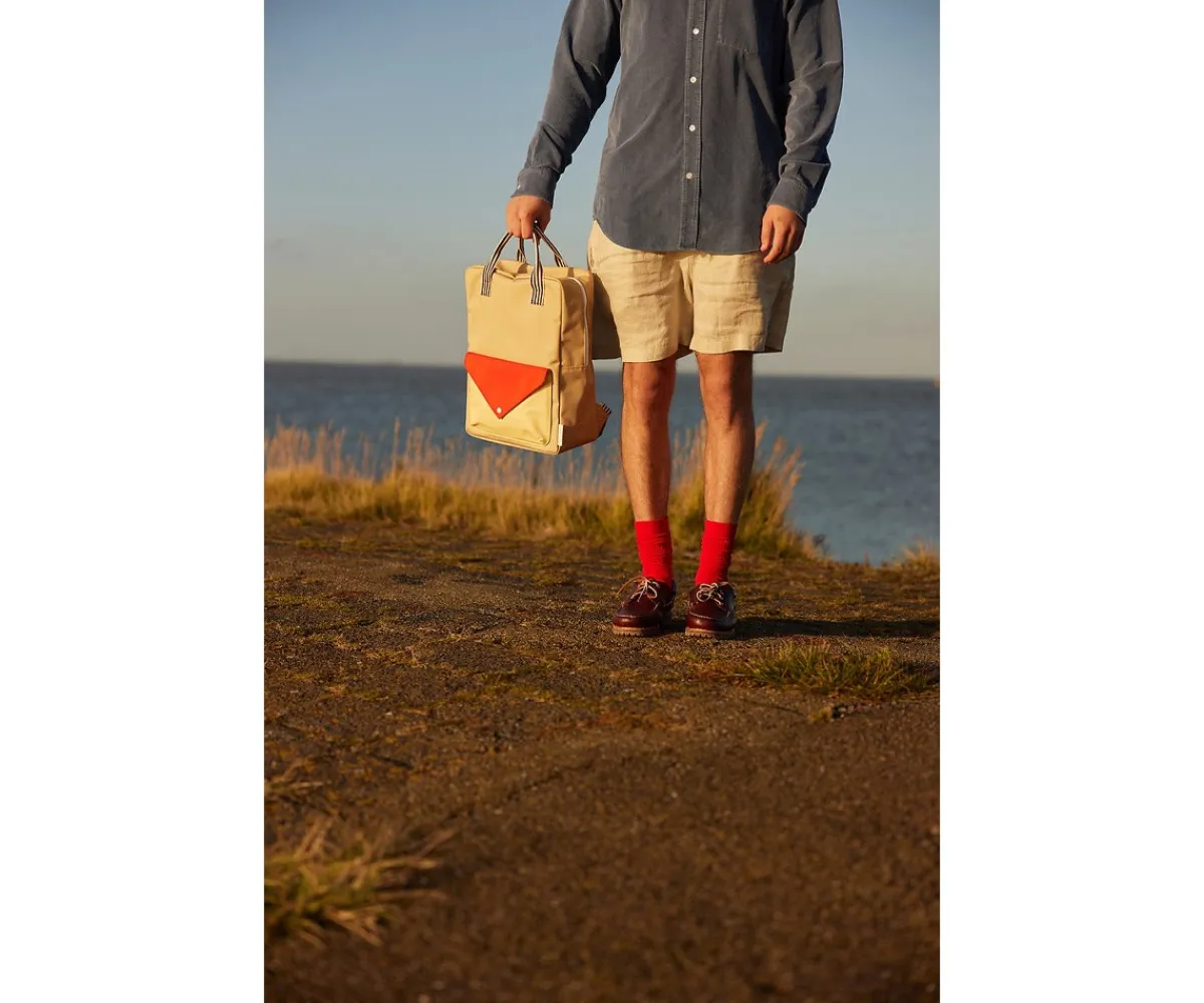 Mochilas Escolares^Sticky Lemon Mochila Grande Envelope Red Green