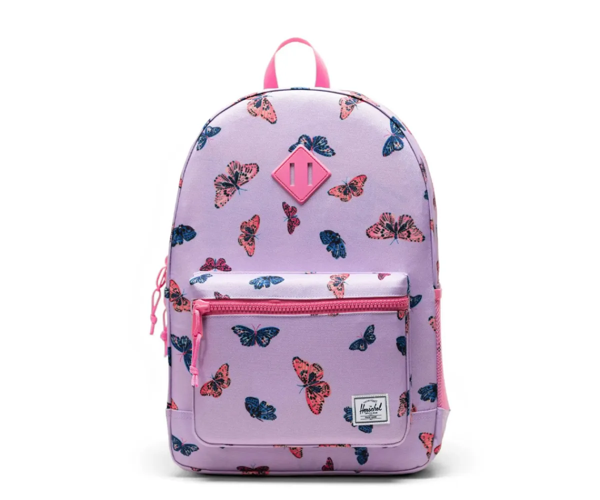 Mochilas Escolares^Herschel Mochila Heritage Youth Personalizable Butterfly Lavendula