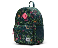 Mochilas Preescolar^Herschel Mochila Heritage Kids Personalizable Deer Woodland Dark Sea