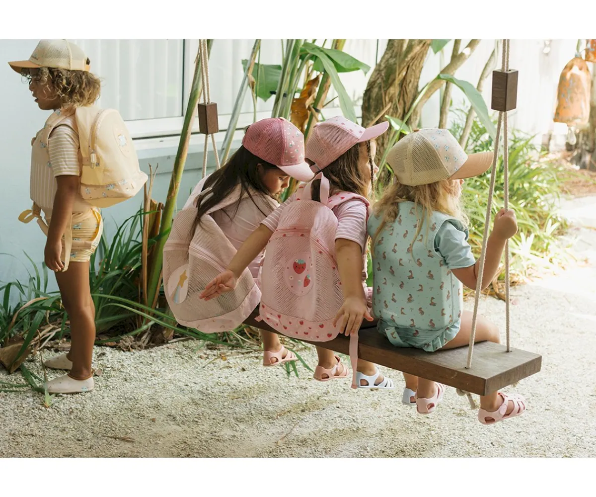 Mochilas De Playa^Monnëka Mochila Infantil Antiarena Strawberries