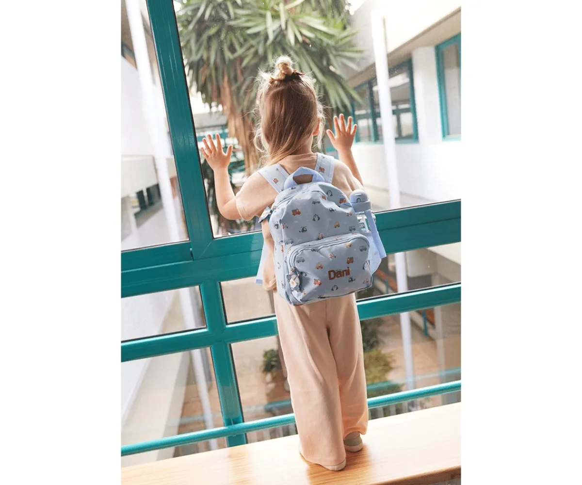 Mochila Infantil City Cars Personalizable Mochilas Preescolar|Colecciones Vuelta Al Cole