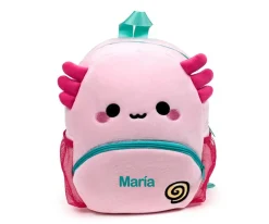 New Mochila Infantil de Peluche Personalizable El Ajolote Maddie Adoramals Mochilas Preescolar|Mochilas Guardería