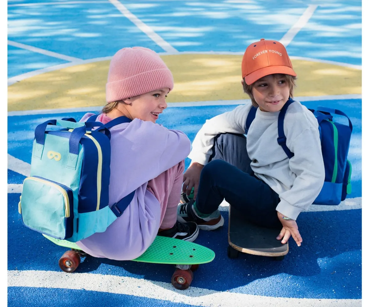 Mochilas Preescolar^SUPER PETIT Mochila Infantil Ecofriendly Azure Billy Personalizable