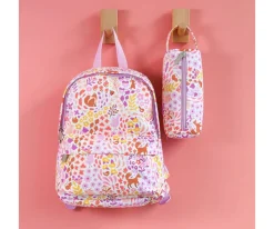 Mochilas Preescolar^A Little Lovely Company Mochila Infantil Mini Flowers Garden Personalizable