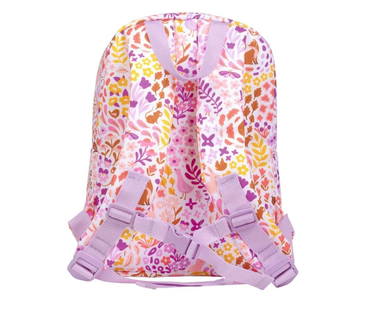 Mochilas Preescolar^A Little Lovely Company Mochila Infantil Mini Flowers Garden Personalizable