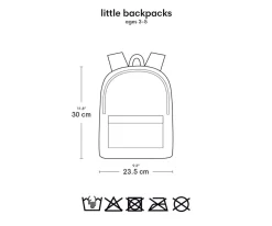 Mochilas Preescolar^A Little Lovely Company Mochila Infantil Mini Flowers Garden Personalizable