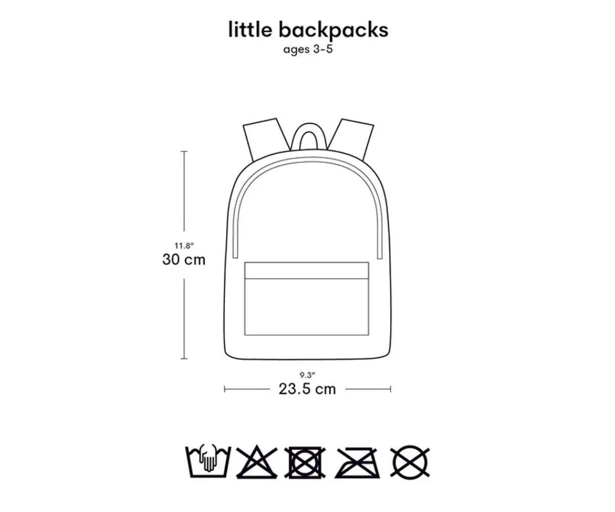 Mochilas Preescolar^A Little Lovely Company Mochila Infantil Mini Flowers Garden Personalizable