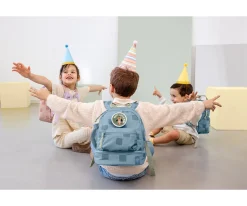 New Mochila Infantil Mini Pattern Party Blue / Green Mochilas Guardería|Mochilas Preescolar