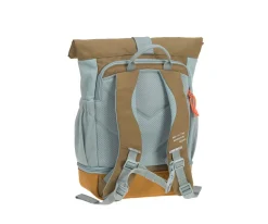 Mochilas Preescolar^Lassig Mochila Infantil Mini Rolltop Nature Light Blue
