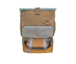 Mochilas Preescolar^Lassig Mochila Infantil Mini Rolltop Nature Olive