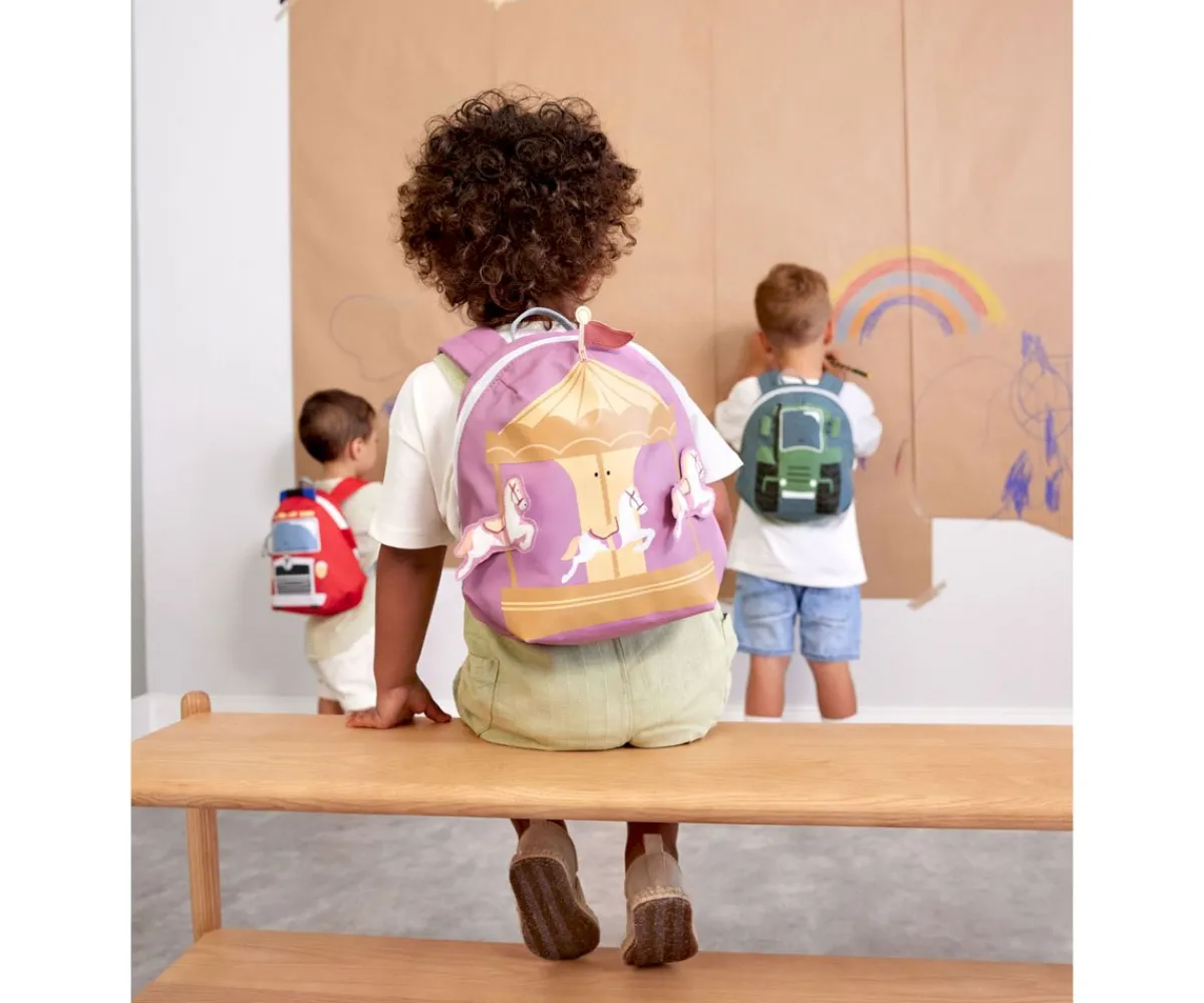 Mochilas Guardería^Lassig Mochila Infantil Mini Tiny Carousel Personalizable