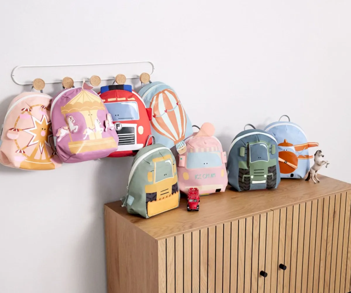 Best Mochila Infantil Mini Tractor Oliva Mochilas Guardería|Mochilas Preescolar