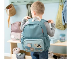Mochilas Preescolar^Done by Deer Mochila Infantil Tiny Farm Blue Personalizable
