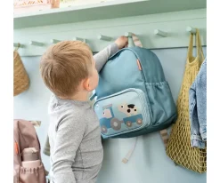 Mochilas Preescolar^Done by Deer Mochila Infantil Tiny Farm Blue Personalizable