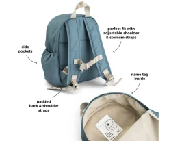 Mochilas Preescolar^Done by Deer Mochila Infantil Tiny Farm Blue Personalizable