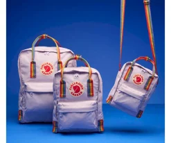 Mochilas Escolares^Fjällräven Mochila Kanken Rainbow Black