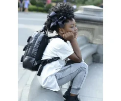 Mochilas Preescolar^7 A.M. Enfant Mochila Mini Bows Black