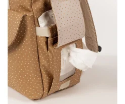 Outlet Mochila para Silla de Paseo Lunares Poppy Canela Niños Bolsos|Bolsos Carro Bebé