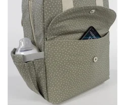 Hot Mochila para Silla de Paseo Lunares Poppy Moss Niños Bolsos|Bolsos Carro Bebé