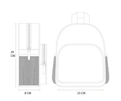 Mochilas Preescolar^Kidzroom Mochila Pequeña Milo and Friends Amazing to be Me