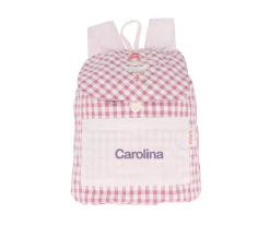 Mochila Pequeña Vichy Ballet Personalizable Colecciones Vuelta Al Cole|Mochilas Preescolar