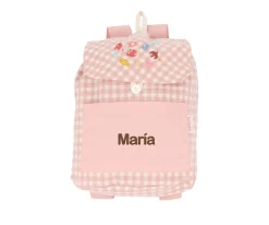 Clearance Mochila Pequeña Vichy Geometric Nature Personalizable Mochilas Guardería|Colecciones Vuelta Al Cole