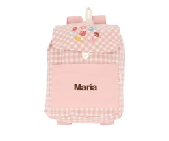 Clearance Mochila Pequeña Vichy Geometric Nature Personalizable Mochilas Guardería|Colecciones Vuelta Al Cole