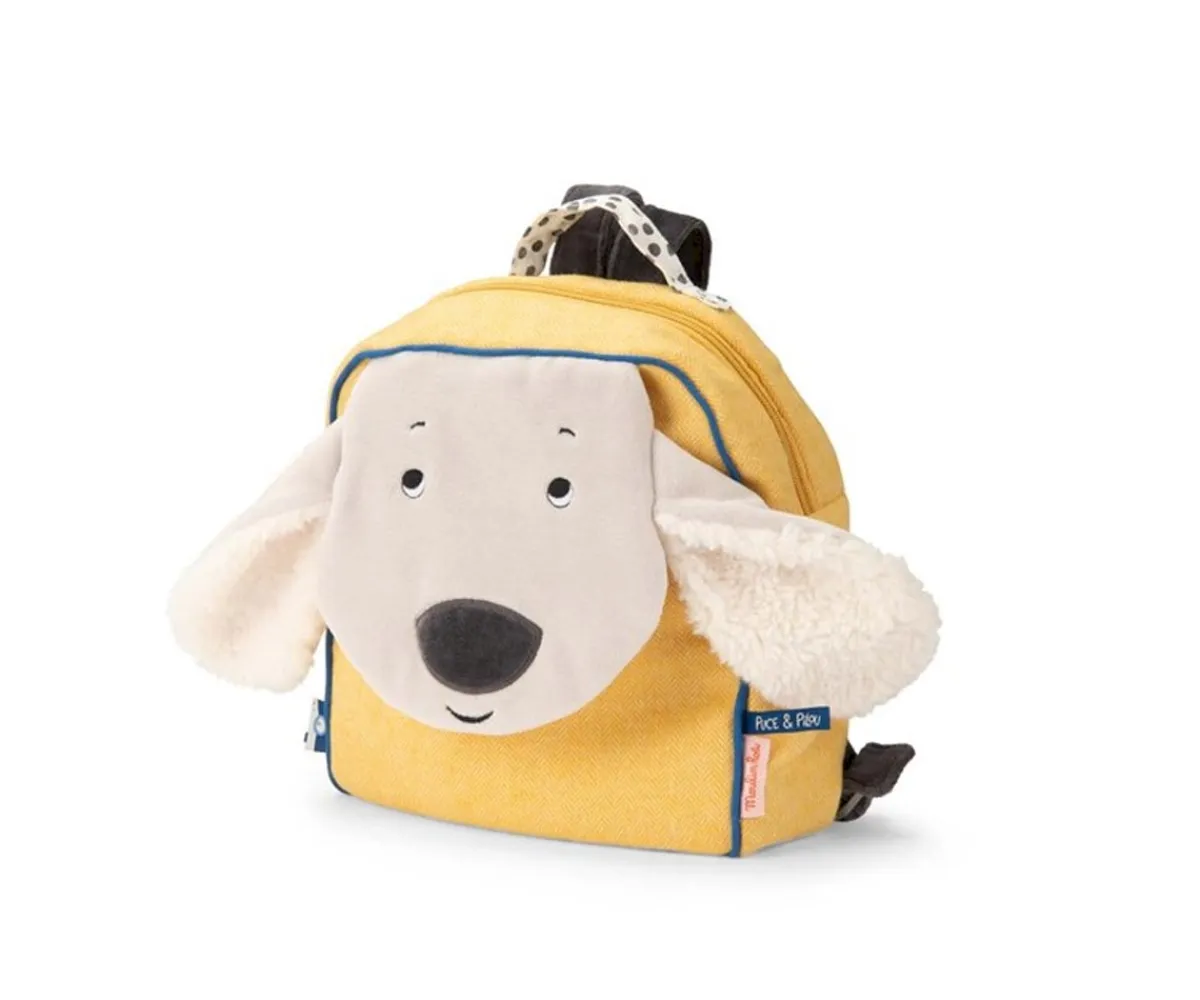 Mochilas Guardería^Moulin Roty Mochila Pilou Amarilla Personalizable