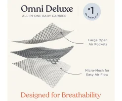 Mochilas Portabebé^Ergobaby Mochila Portabebés Omni Deluxe Canyon Clay