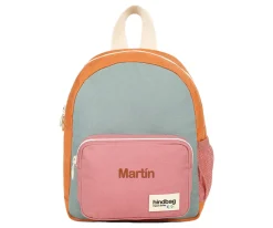 Mochilas Preescolar^Hindbag Mochila Preescolar Romy Tricolor Sage Personalizable
