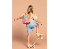 Mochilas Preescolar^Hindbag Mochila Preescolar Romy Tricolor Sage Personalizable