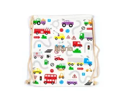 Mochilas Saco Infantiles^puckator Mochila Saco Coches Little Motors Personalizable