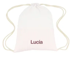 Mochilas Saco Infantiles^Cristina de Jos'h Mochila Saco Dorset Rosa Personalizable
