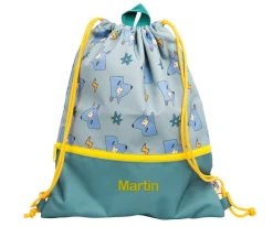 Mochilas Saco Infantiles^The Cotton Cloud Mochila Saco Funky Dogs Personalizable