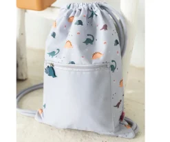 Hot Mochila Saco Impermeable Dinos World Personalizable Colecciones Vuelta Al Cole|Mochilas Saco Infantiles