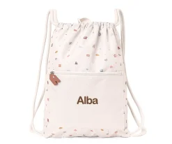 Colecciones Vuelta Al Cole^Tutete Mochila Saco Impermeable Geometric Nature Personalizable