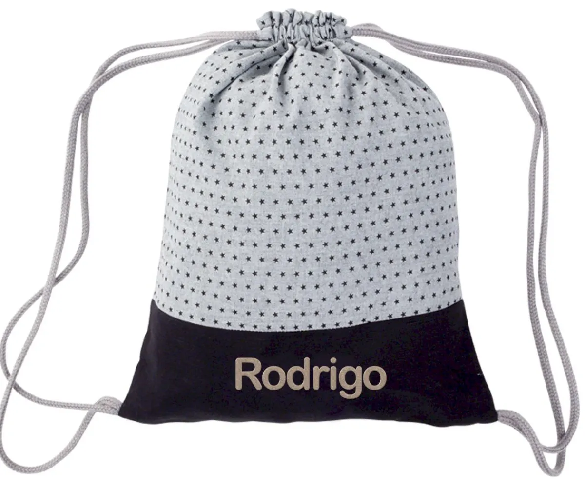 Mochilas Saco Infantiles^Cristina de Jos'h Mochila Saco Little Rocker Personalizable