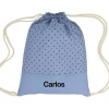 Mochilas Saco Infantiles^Cristina de Jos'h Mochila Saco Mini Star Blue Personalizable