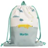 Mochilas Saco Infantiles^The Cotton Cloud Mochila Saco Perro Volador Personalizable